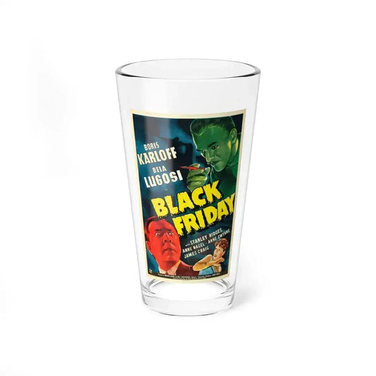 BLACK FRIDAY 1940 Movie Poster - Pint Glass 16oz 16oz - Go Mug Yourself