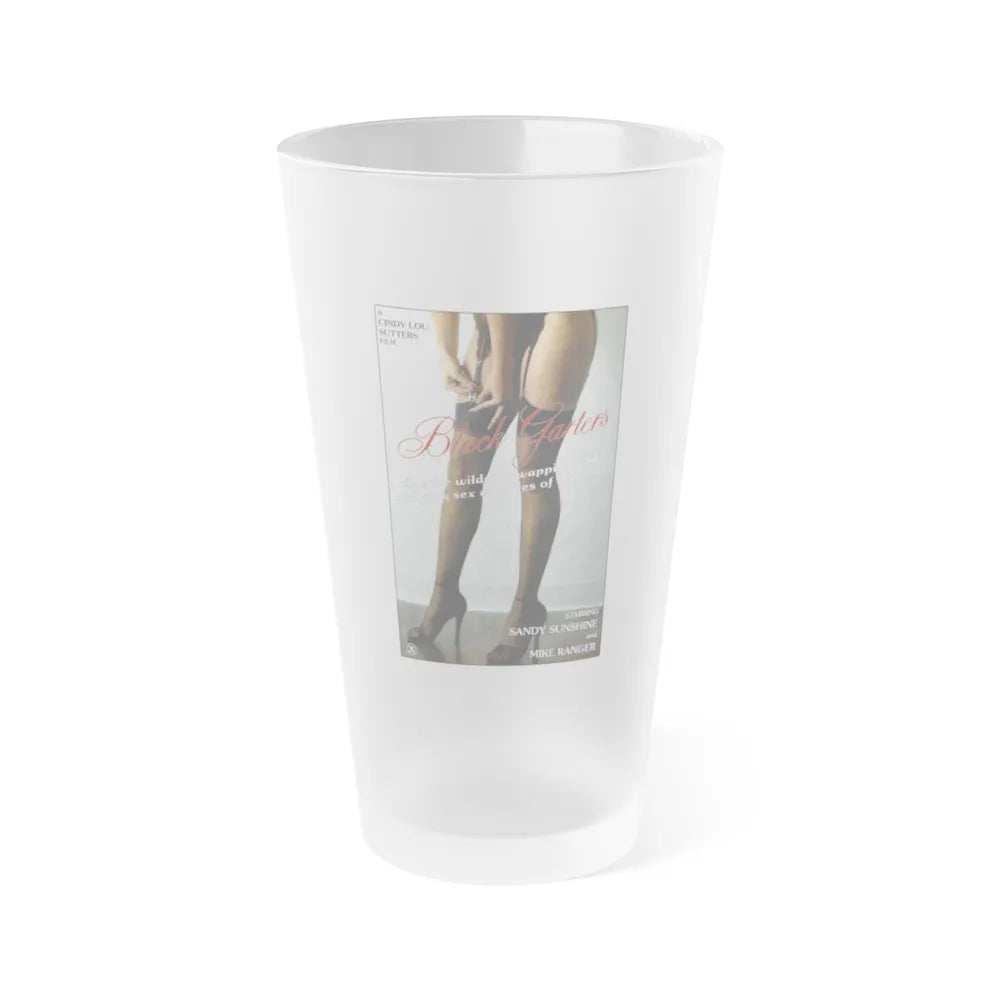 BLACK GARTERS 1981 Movie Poster - Frosted Pint Glass 16oz-Go Mug Yourself