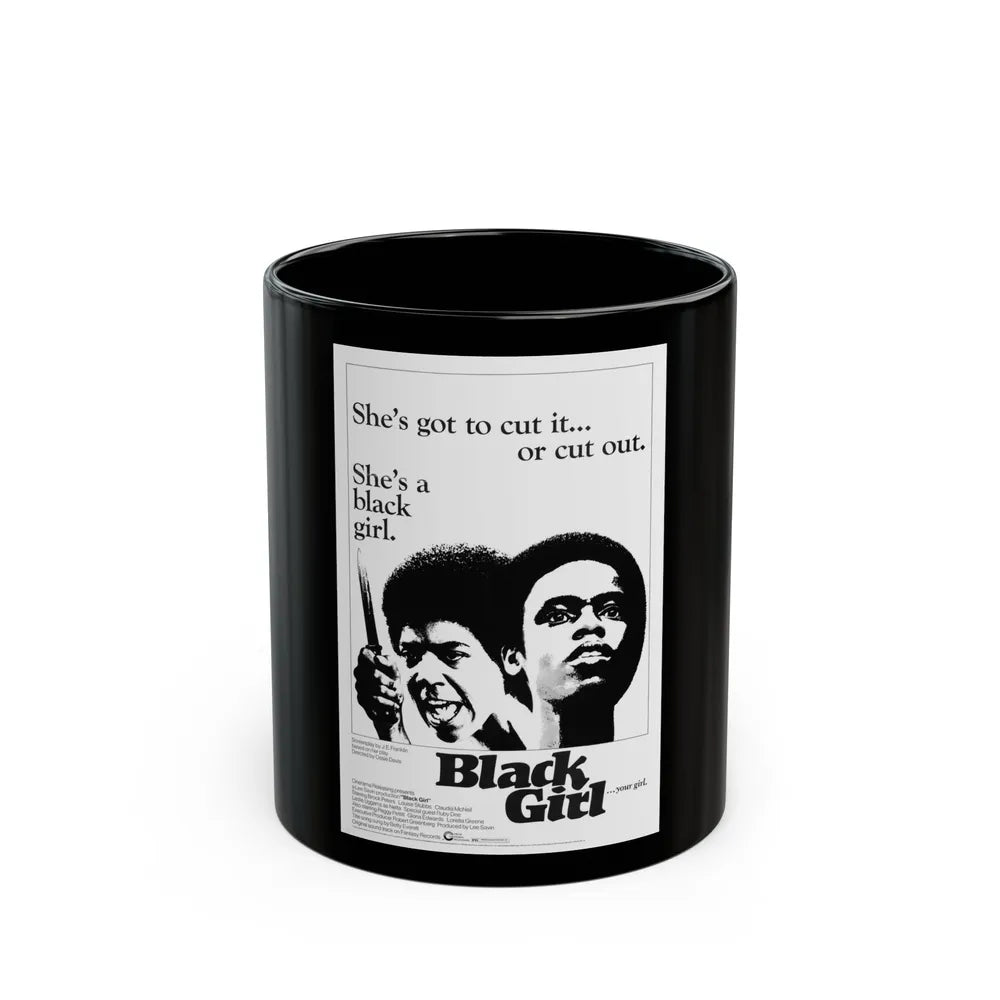 BLACK GIRL 1966 Movie Poster - Black Coffee Mug-11oz-Go Mug Yourself