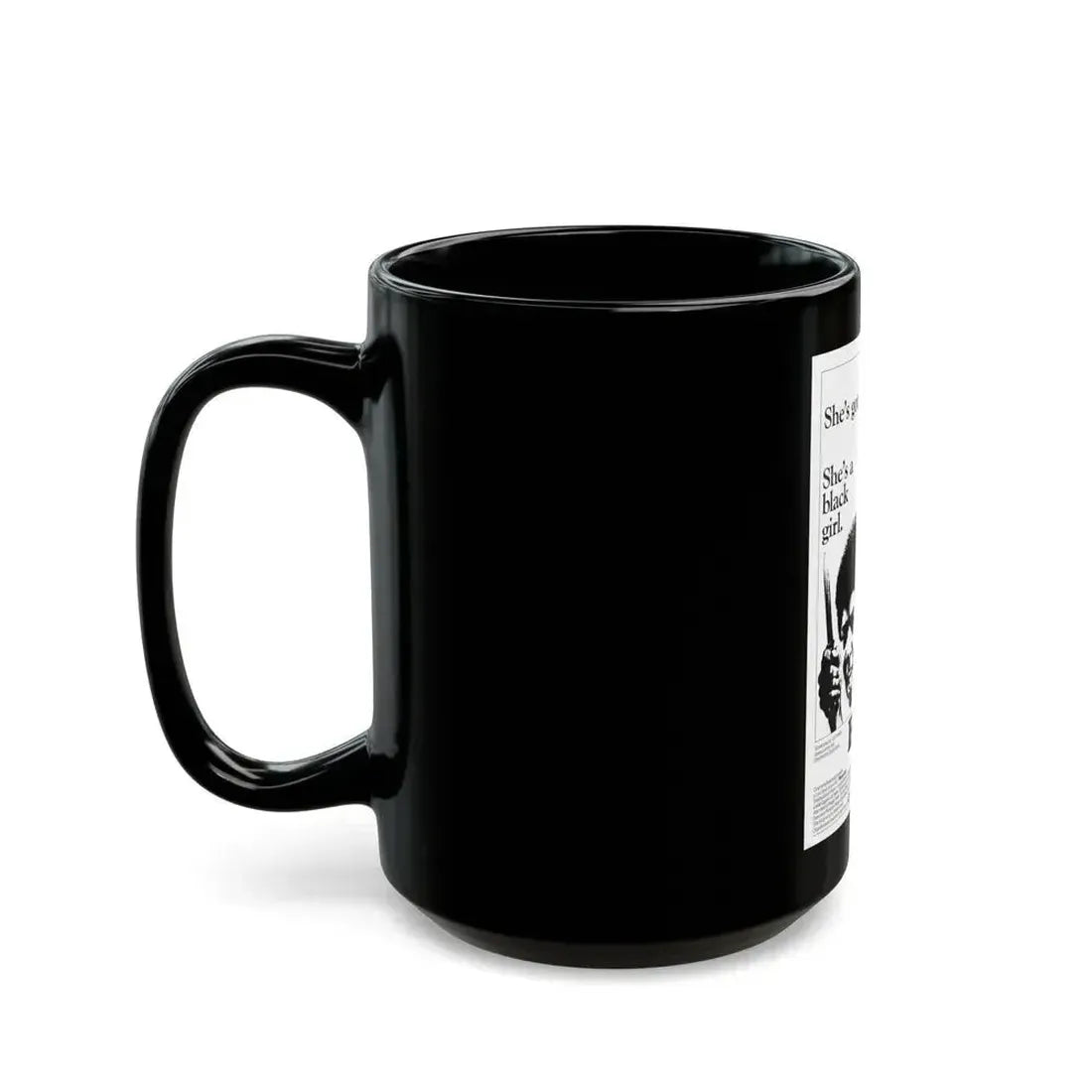 BLACK GIRL 1966 Movie Poster - Black Coffee Mug - Go Mug Yourself