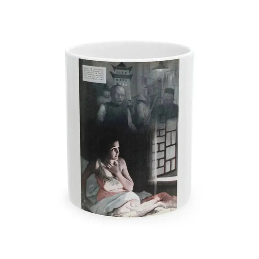 Black Hour, Redbook, January 1938 - White Coffee Mug 11oz - Go Mug Yourself