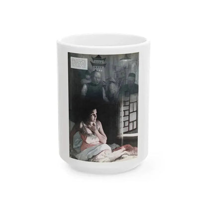 Black Hour, Redbook, January 1938 - White Coffee Mug 15oz - Go Mug Yourself