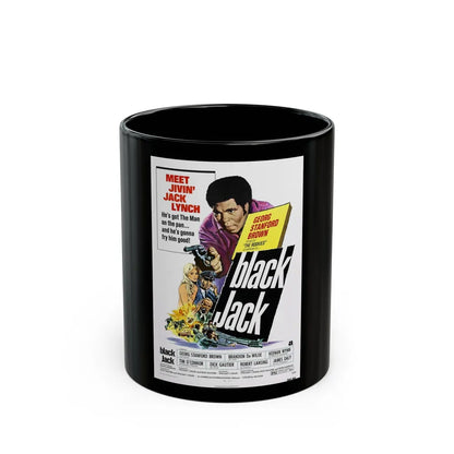 BLACK JACK 1972 Movie Poster - Black Coffee Mug-11oz-Go Mug Yourself