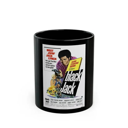 BLACK JACK 1972 Movie Poster - Black Coffee Mug 11oz - Go Mug Yourself