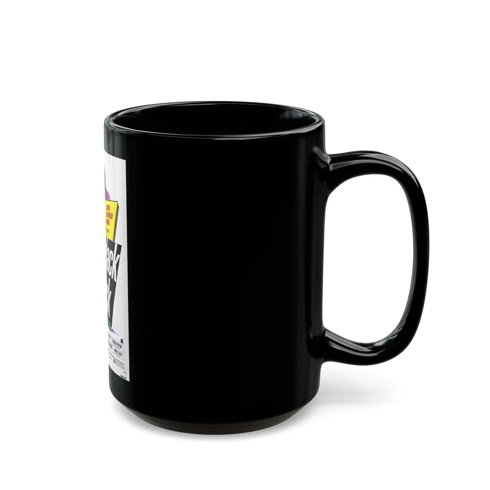 BLACK JACK 1972 Movie Poster - Black Coffee Mug-Go Mug Yourself