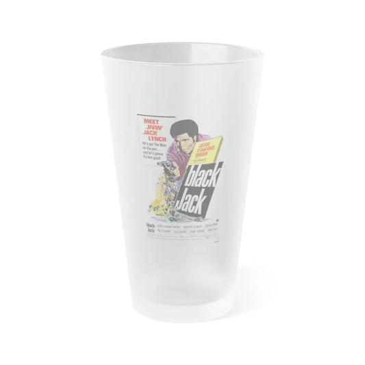 BLACK JACK 1972 Movie Poster - Frosted Pint Glass 16oz Default Title - Go Mug Yourself