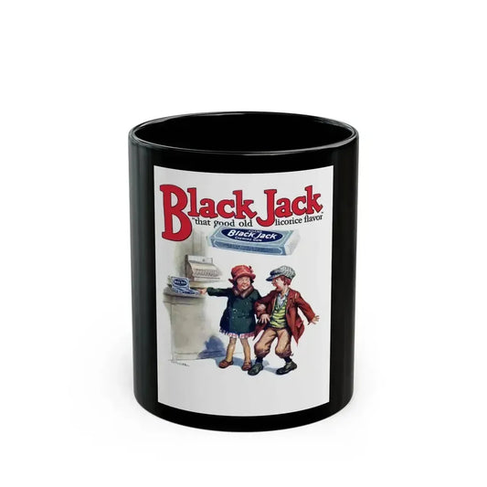 Black Jack ad, Popular Magazine, March 7, 1927 - Black Coffee Mug 11oz - Go Mug Yourself