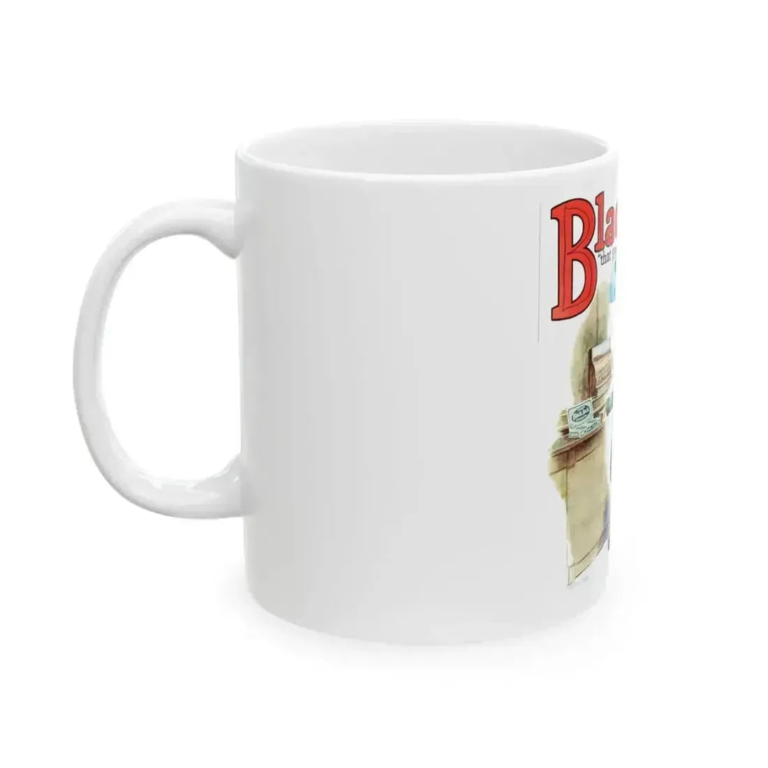 Black Jack ad, True Detective Mysteries, April 1927 - White Coffee Mug - Go Mug Yourself