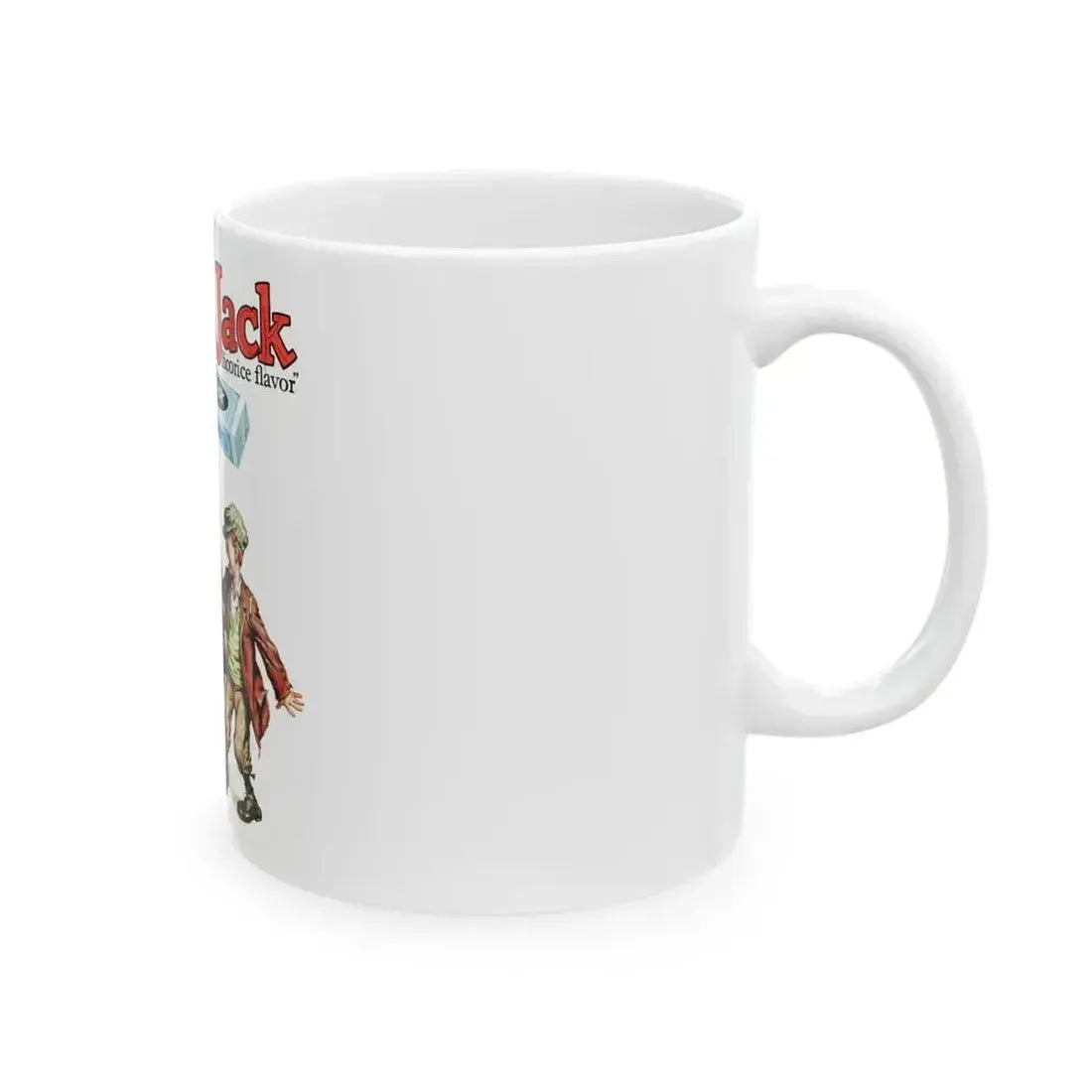 Black Jack ad, True Detective Mysteries, April 1927 - White Coffee Mug - Go Mug Yourself