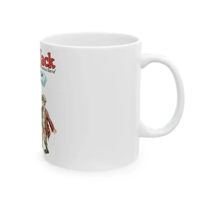 Black Jack ad, True Detective Mysteries, April 1927 - White Coffee Mug - Go Mug Yourself