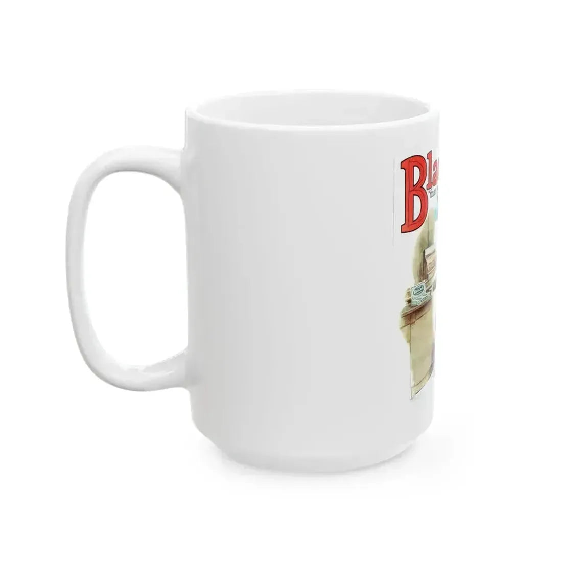 Black Jack ad, True Detective Mysteries, April 1927 - White Coffee Mug - Go Mug Yourself