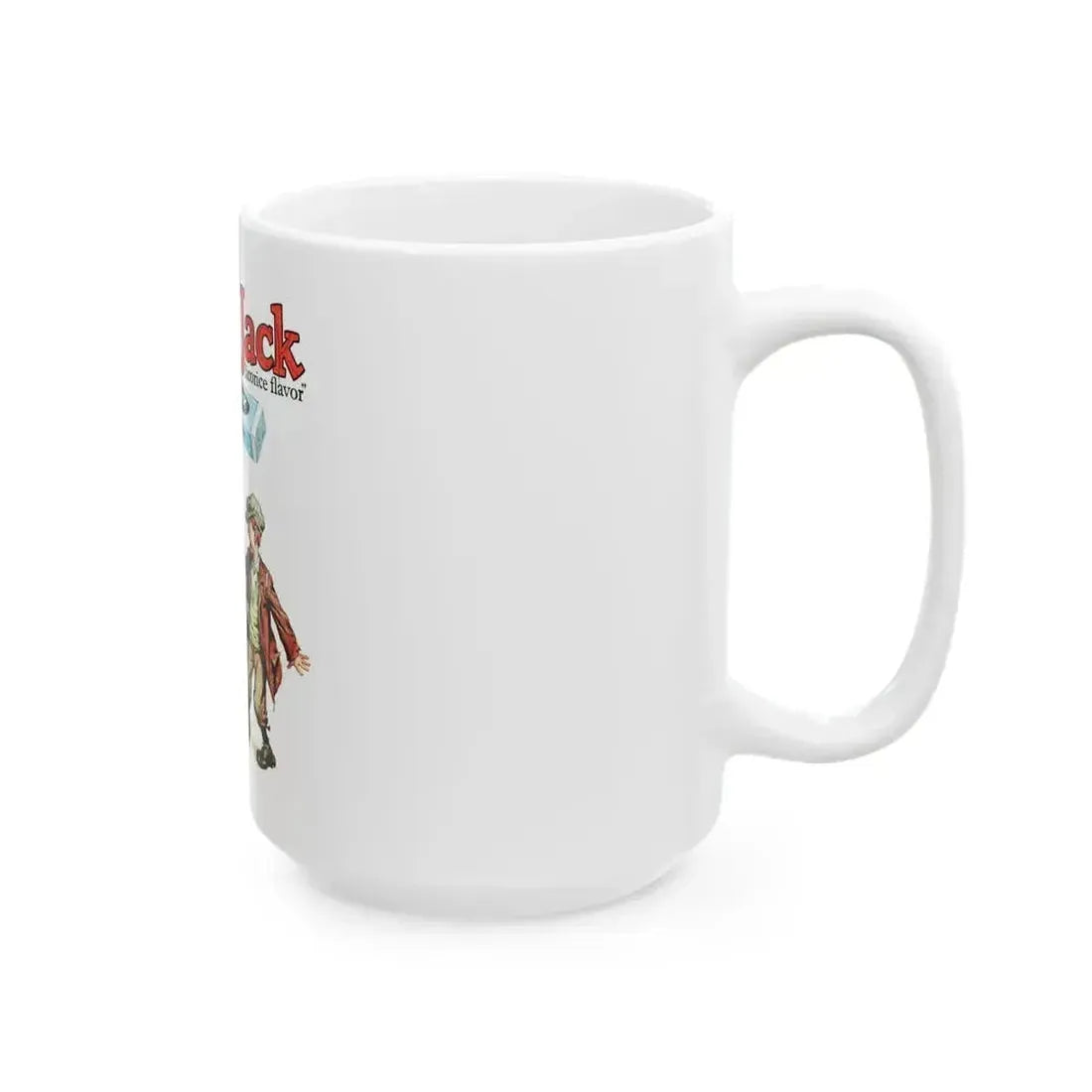 Black Jack ad, True Detective Mysteries, April 1927 - White Coffee Mug - Go Mug Yourself
