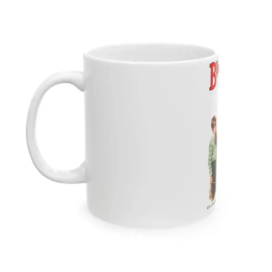Black Jack ad, True Detective Mysteries, July 1927 - White Coffee Mug - Go Mug Yourself