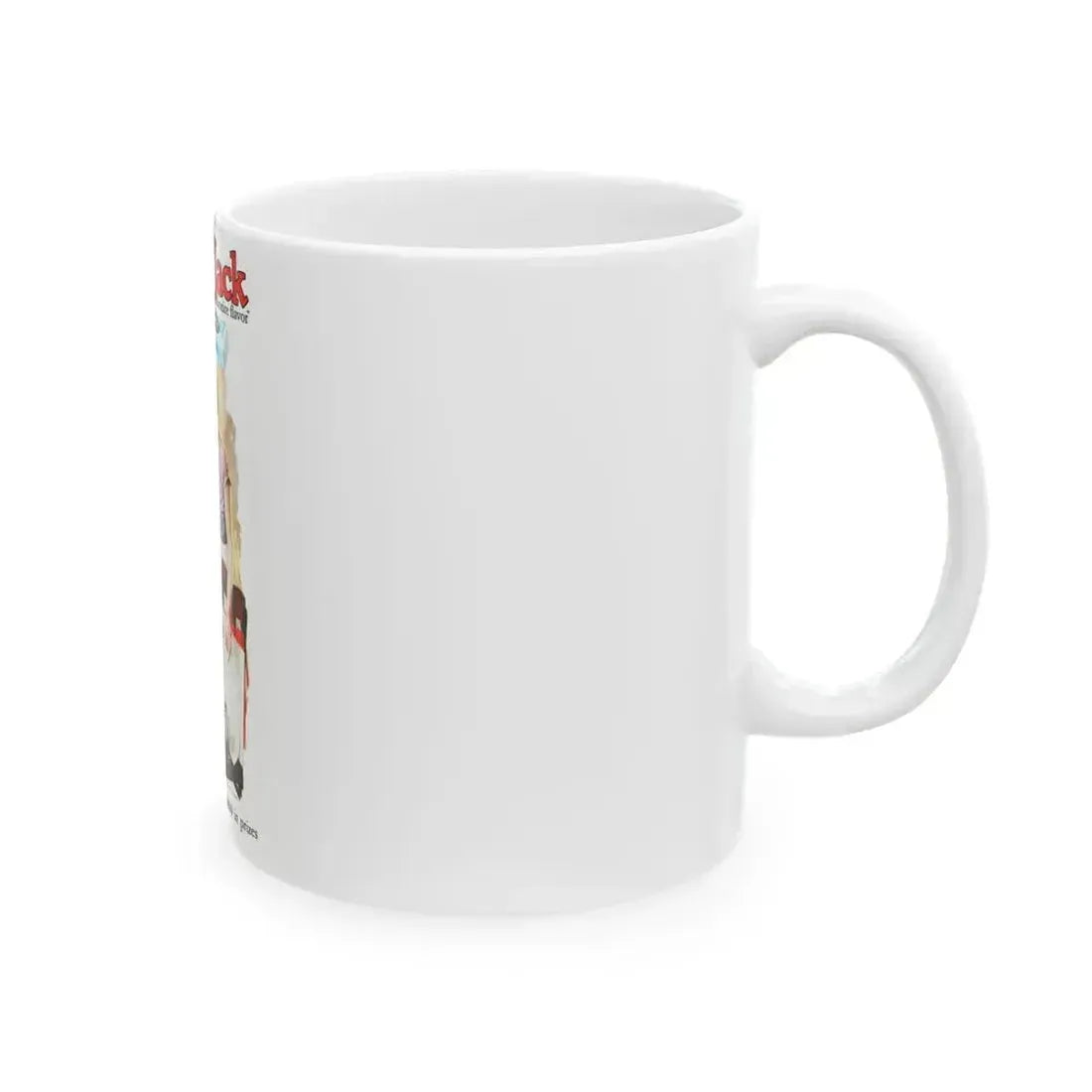 Black Jack ad, True Detective Mysteries, July 1927 - White Coffee Mug - Go Mug Yourself
