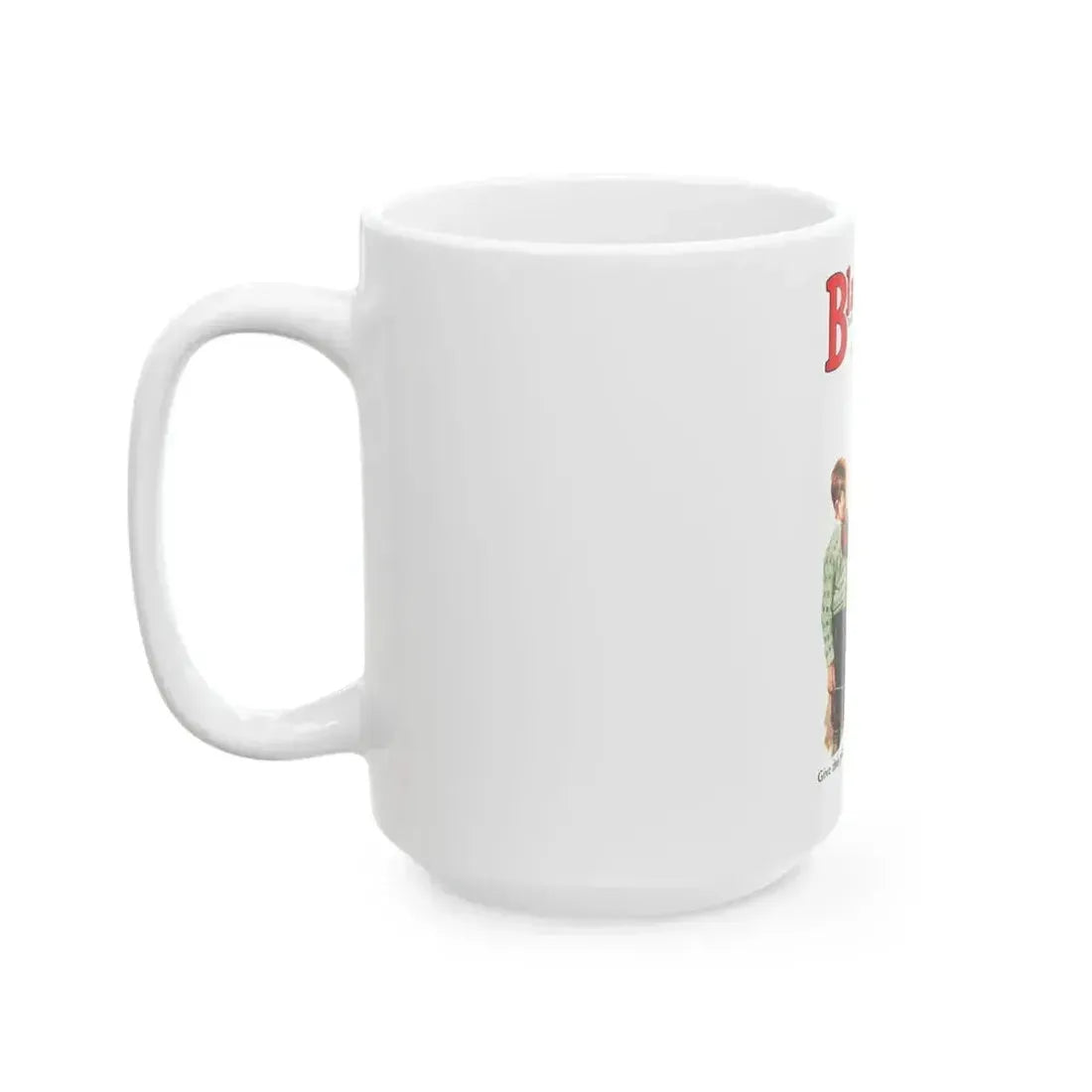Black Jack ad, True Detective Mysteries, July 1927 - White Coffee Mug - Go Mug Yourself
