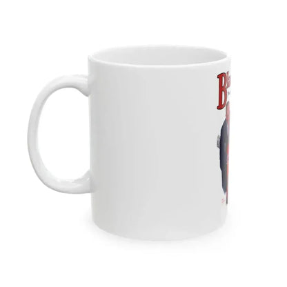 Black Jack advertisement, 1925 - White Coffee Mug - Go Mug Yourself