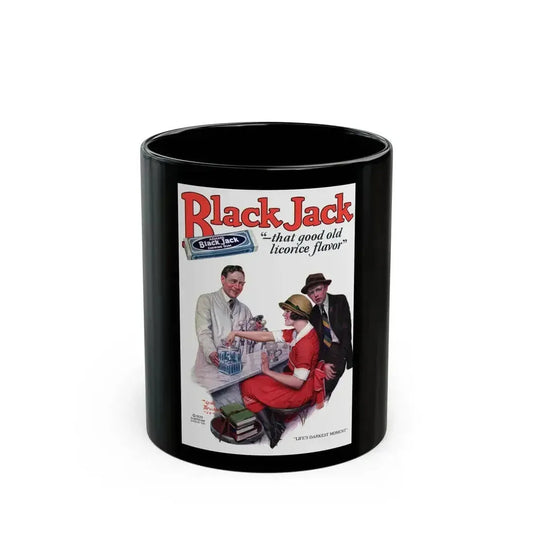 Black Jack advertisement, Adventure, June 20, 1925 - Black Coffee Mug 11oz - Go Mug Yourself