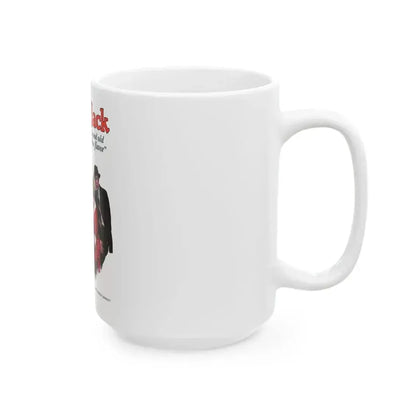 Black Jack advertisement, Adventure, June 20, 1925 - White Coffee Mug - Go Mug Yourself
