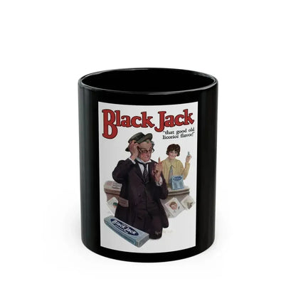Black Jack advertisement, Adventure, November 8, 1926 - Black Coffee Mug 11oz - Go Mug Yourself
