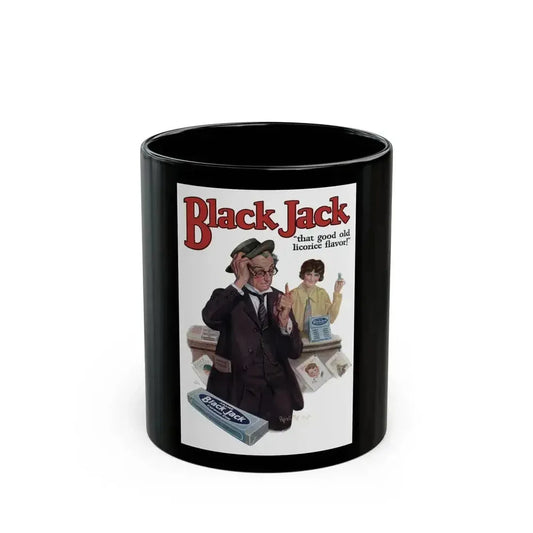 Black Jack advertisement, Adventure, November 8, 1926 - Black Coffee Mug 11oz - Go Mug Yourself