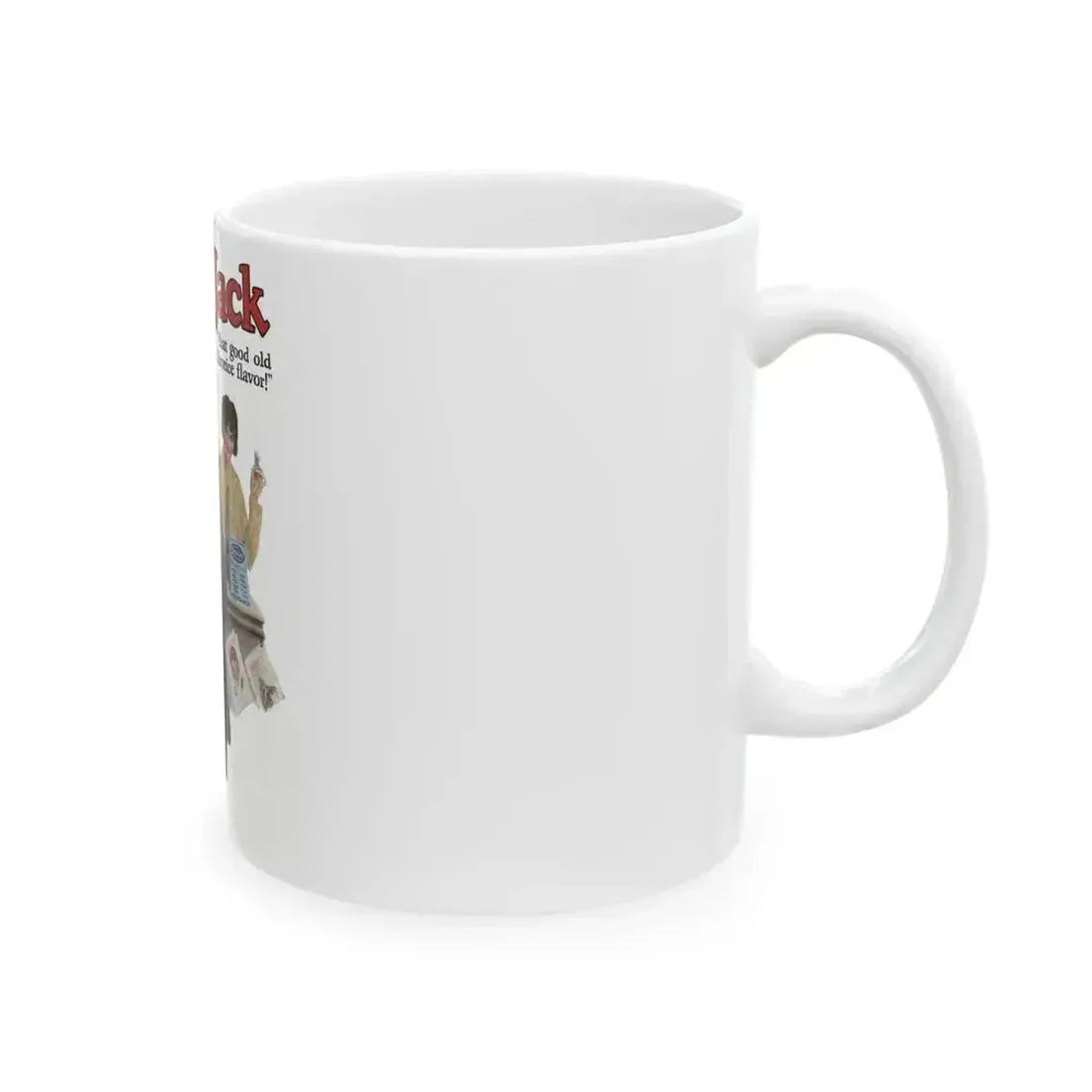 Black Jack advertisement, Adventure, November 8, 1926 - White Coffee Mug - Go Mug Yourself