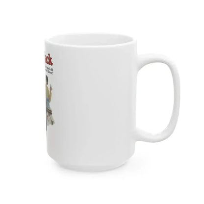 Black Jack advertisement, Adventure, November 8, 1926 - White Coffee Mug - Go Mug Yourself