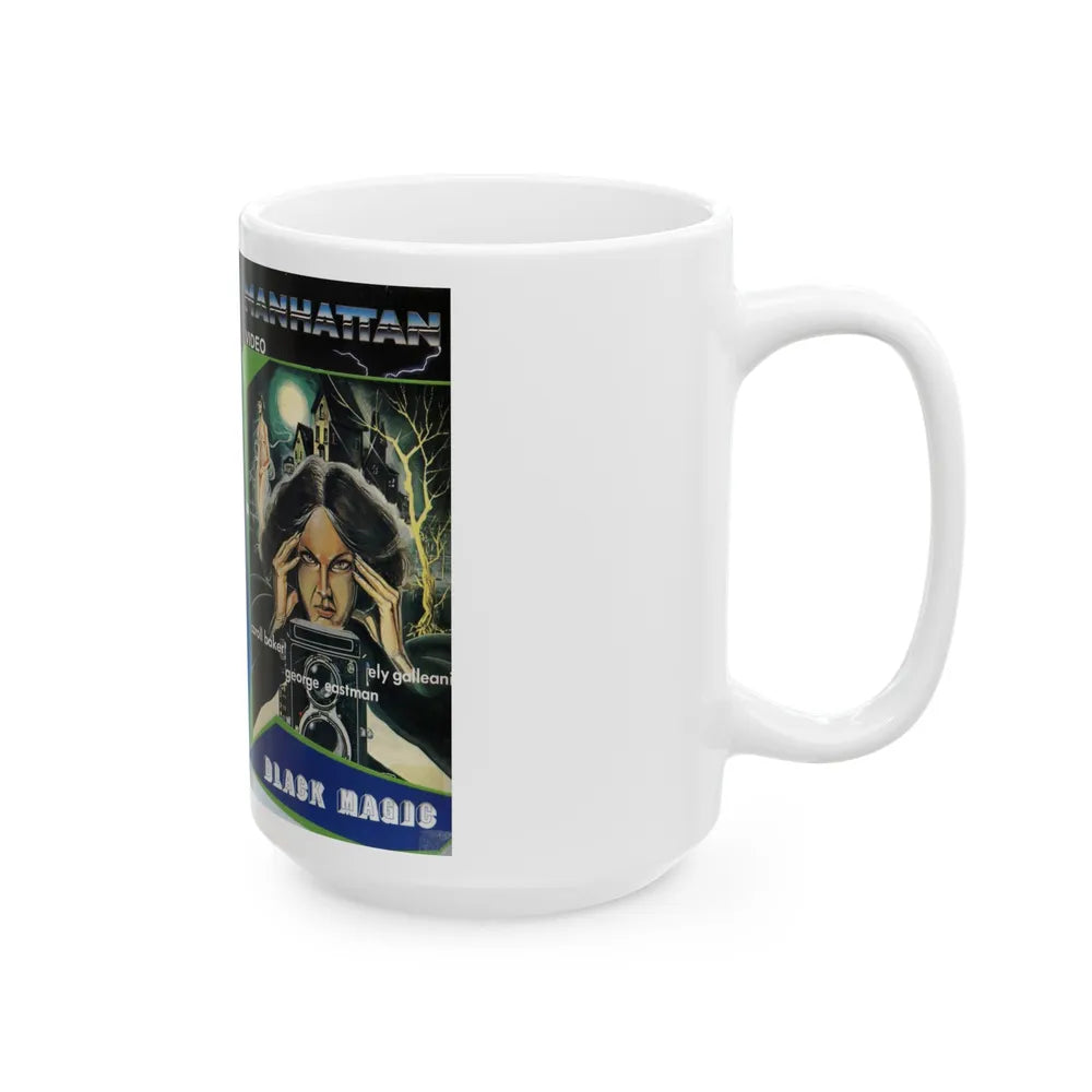 BLACK MAGIC (VHS COVER) - White Coffee Mug-Go Mug Yourself