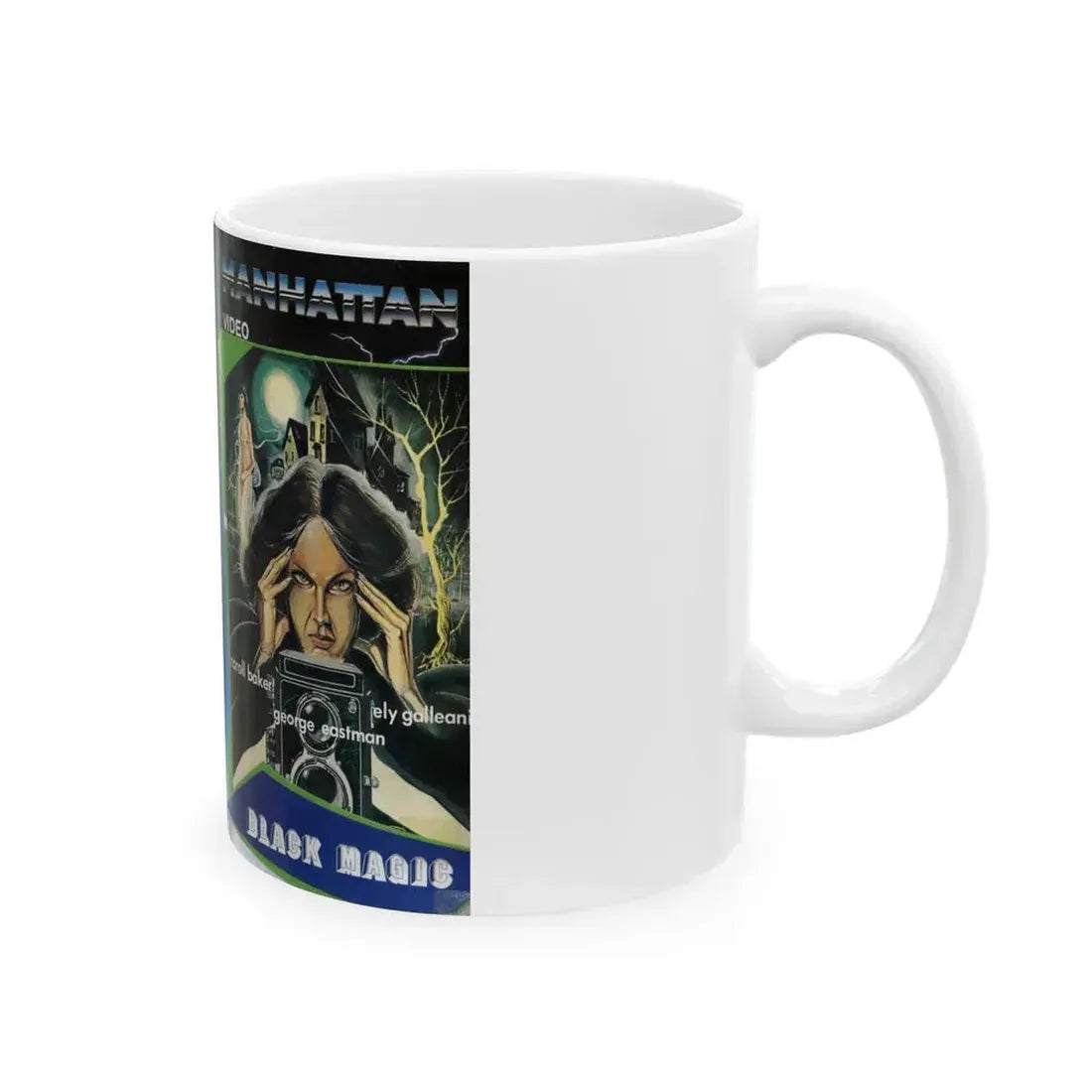 BLACK MAGIC (VHS COVER) - White Coffee Mug - Go Mug Yourself