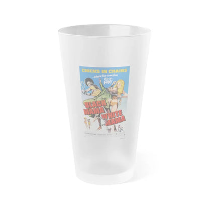 BLACK MAMA WHITE MAMA 1973 Movie Poster - Frosted Pint Glass 16oz Default Title - Go Mug Yourself