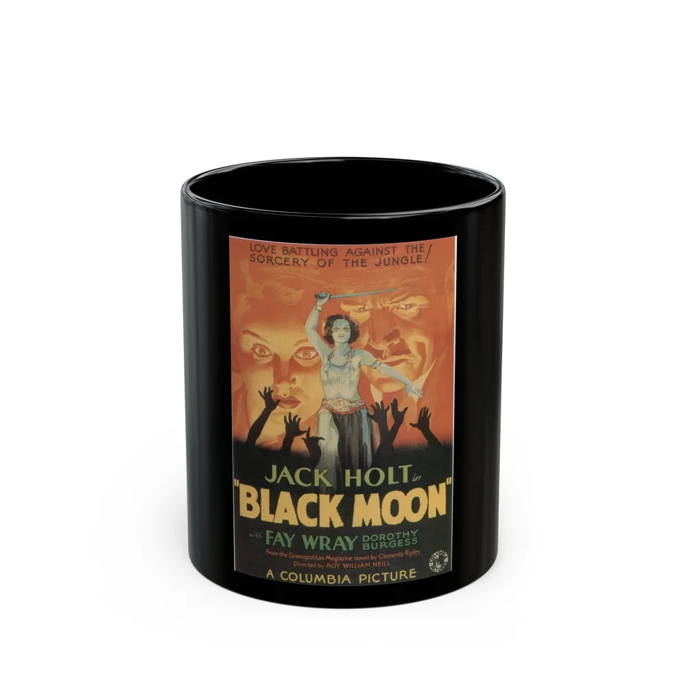 BLACK MOON 1934 Movie Poster - Black Coffee Mug-11oz-Go Mug Yourself