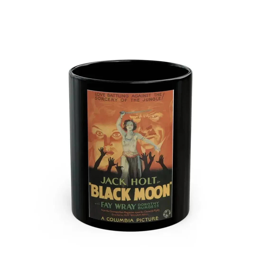 BLACK MOON 1934 Movie Poster - Black Coffee Mug 11oz - Go Mug Yourself