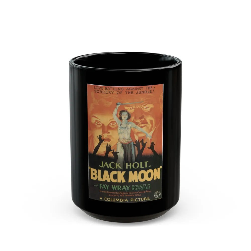 BLACK MOON 1934 Movie Poster - Black Coffee Mug-15oz-Go Mug Yourself