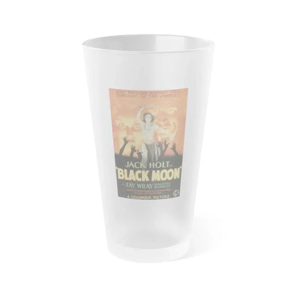 BLACK MOON 1934 Movie Poster - Frosted Pint Glass 16oz Default Title - Go Mug Yourself