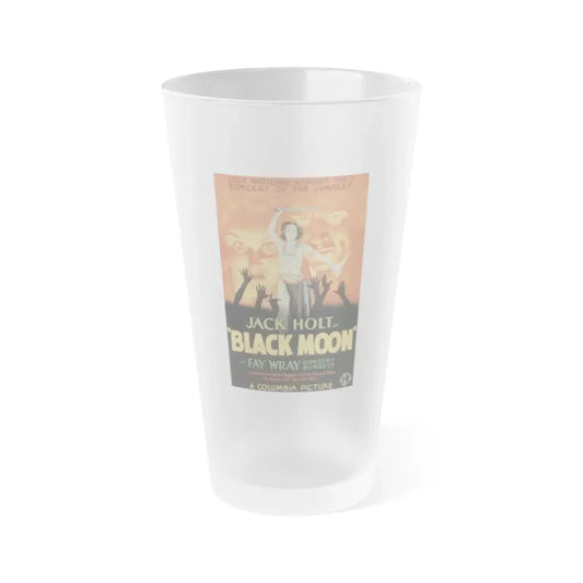 BLACK MOON 1934 Movie Poster - Frosted Pint Glass 16oz Default Title - Go Mug Yourself