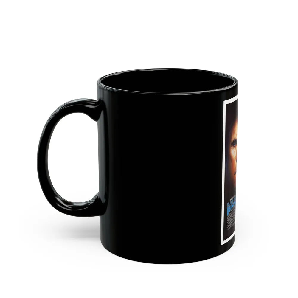 BLACK MOON RISING 1986 Movie Poster - Black Coffee Mug-Go Mug Yourself