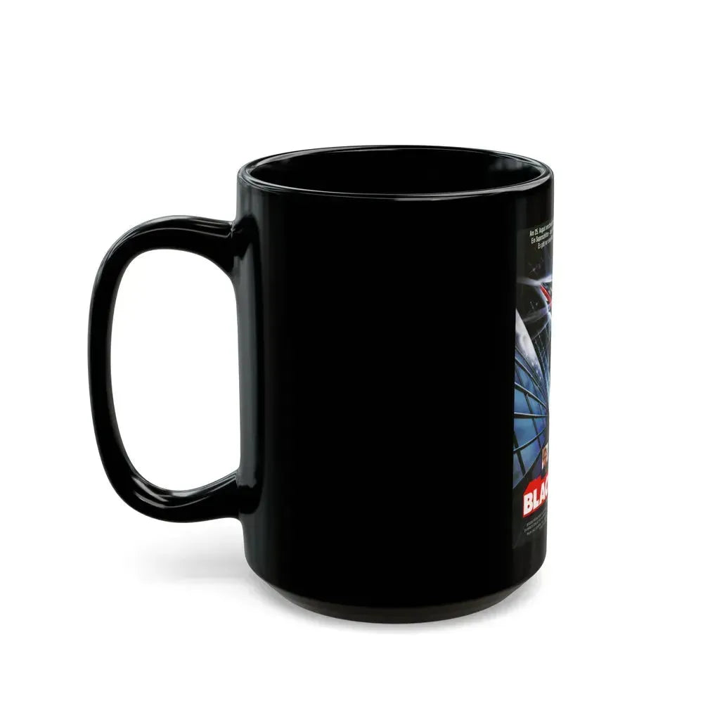 BLACK MOON RISING (GERMAN) 1986 Movie Poster - Black Coffee Mug - Go Mug Yourself