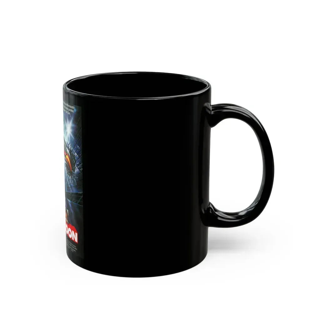 BLACK MOON RISING (GERMAN) 1986 Movie Poster - Black Coffee Mug - Go Mug Yourself