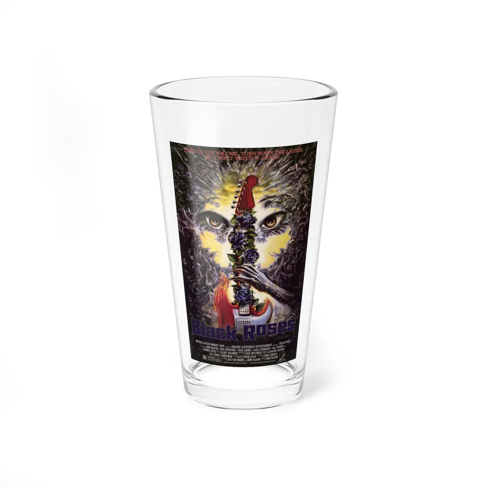 BLACK ROSES 1988 Movie Poster - Pint Glass 16oz-16oz-Go Mug Yourself