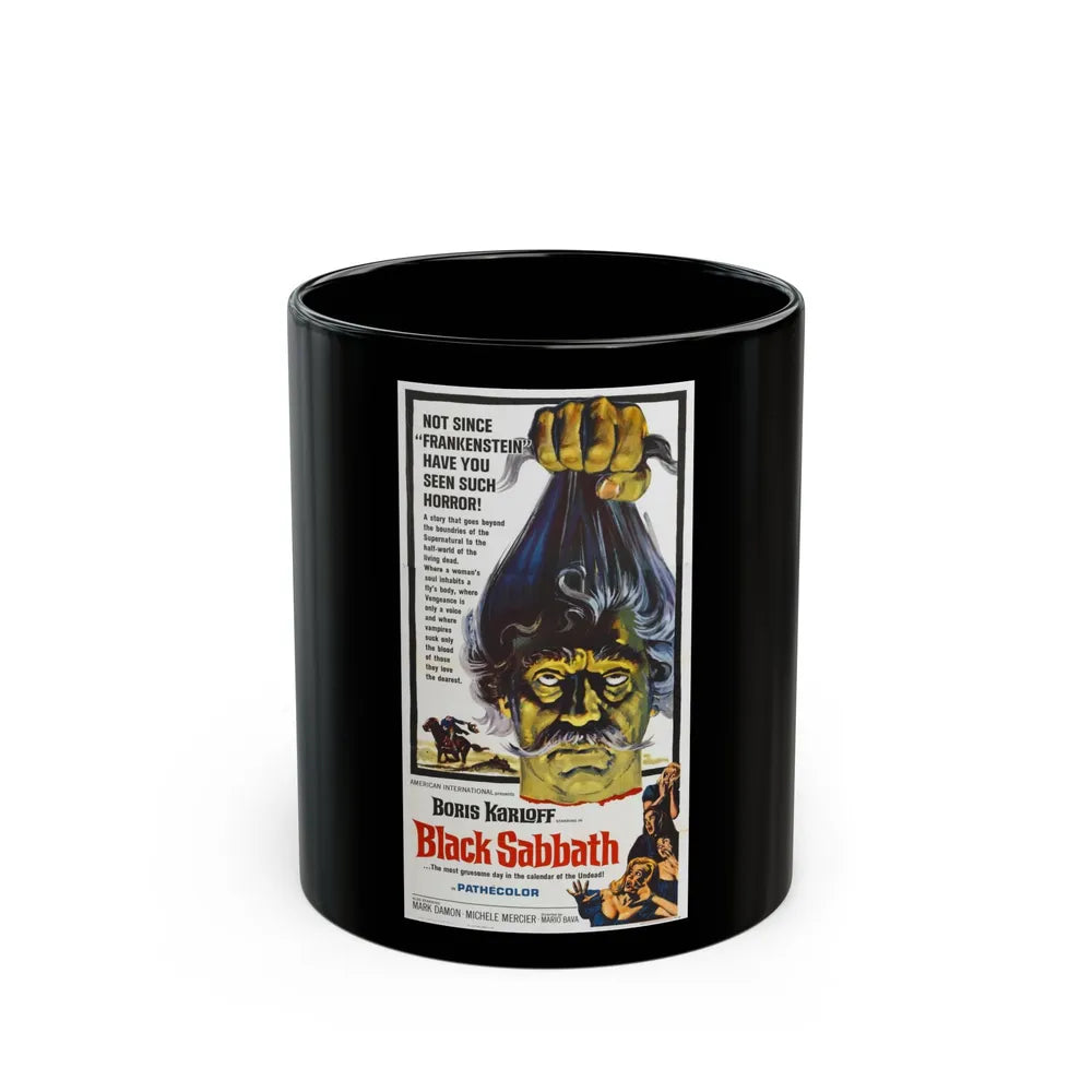 BLACK SABBATH (2) 1963 Movie Poster - Black Coffee Mug-11oz-Go Mug Yourself