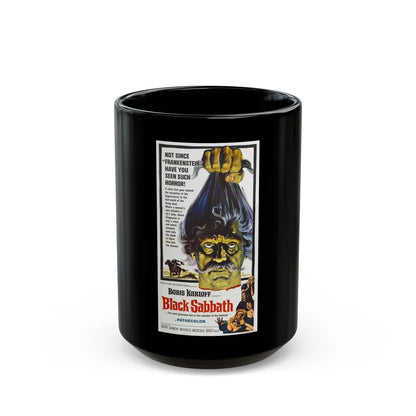 BLACK SABBATH (2) 1963 Movie Poster - Black Coffee Mug-15oz-Go Mug Yourself