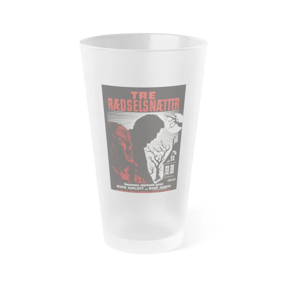 BLACK SABBATH (DANISH) 1963 Movie Poster - Frosted Pint Glass 16oz-Go Mug Yourself