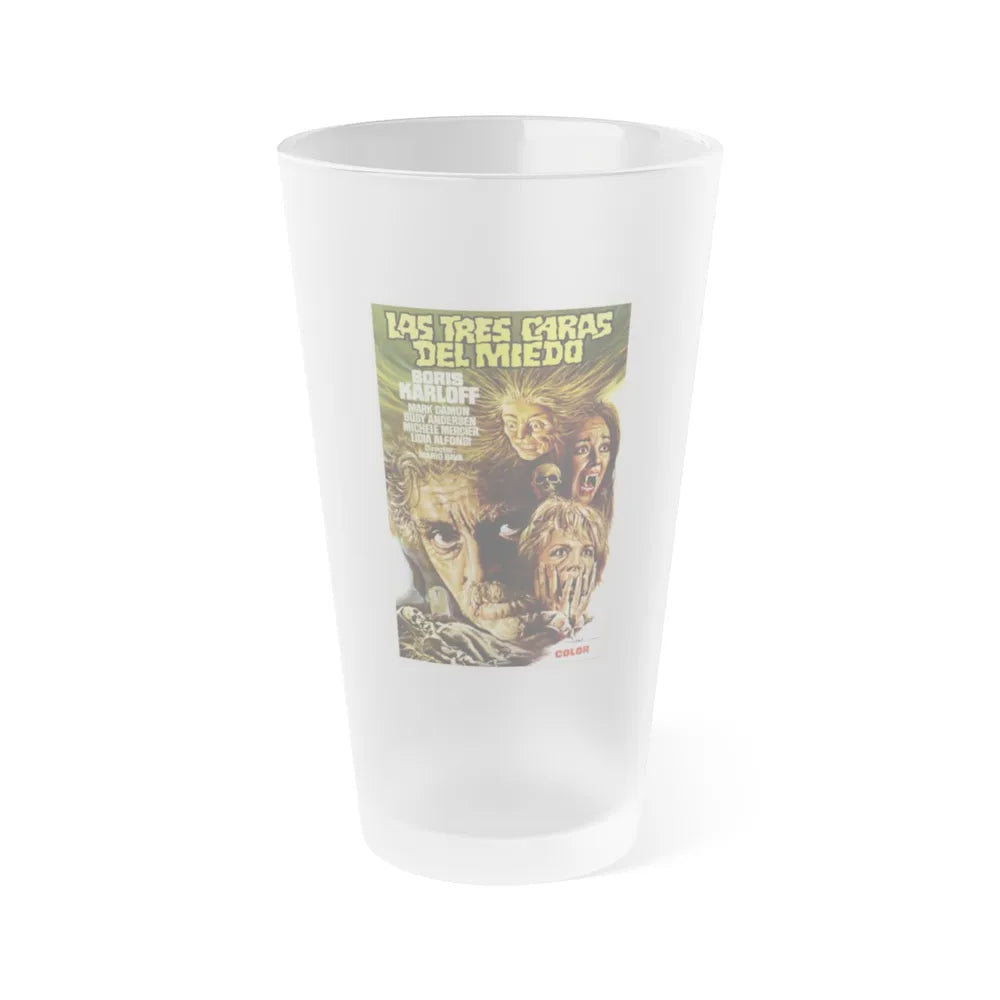 BLACK SABBATH (SPANISH) 1963 Movie Poster - Frosted Pint Glass 16oz-Go Mug Yourself