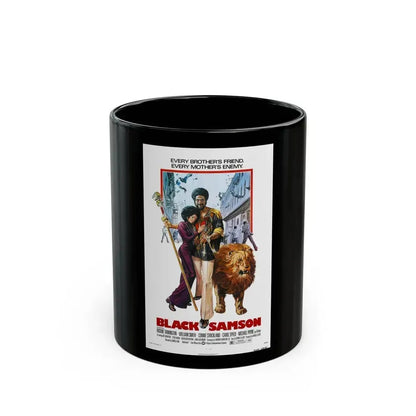 BLACK SAMSON 1974 Movie Poster - Black Coffee Mug 11oz - Go Mug Yourself