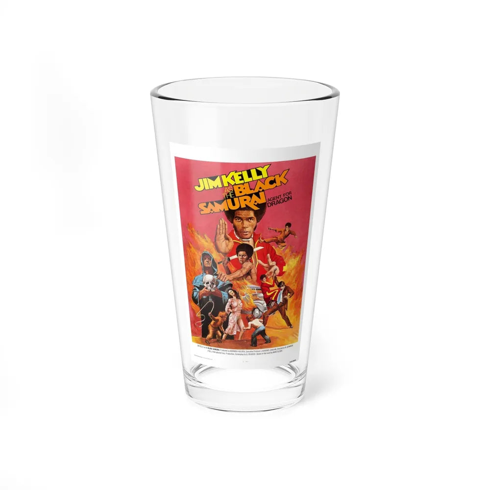 BLACK SAMURAI 1977 Movie Poster - Pint Glass 16oz-16oz-Go Mug Yourself