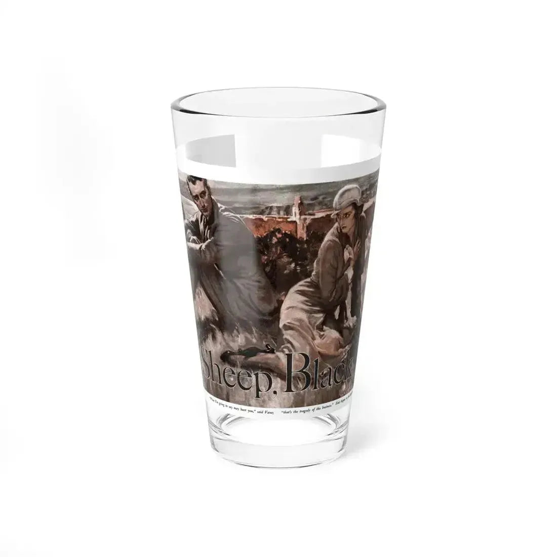 Black Sheep, Black Sheep (Pt. 1-1), Cosmopolitan, November 1932 (Magazine Illustration) Pint Glass 16oz 16oz - Go Mug Yourself