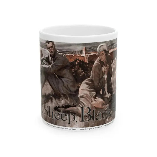 Black Sheep, Black Sheep (Pt. 1-1), Cosmopolitan, November 1932 - White Coffee Mug 11oz - Go Mug Yourself