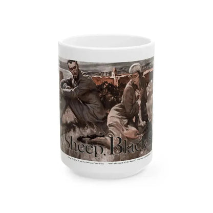 Black Sheep, Black Sheep (Pt. 1-1), Cosmopolitan, November 1932 - White Coffee Mug 15oz - Go Mug Yourself