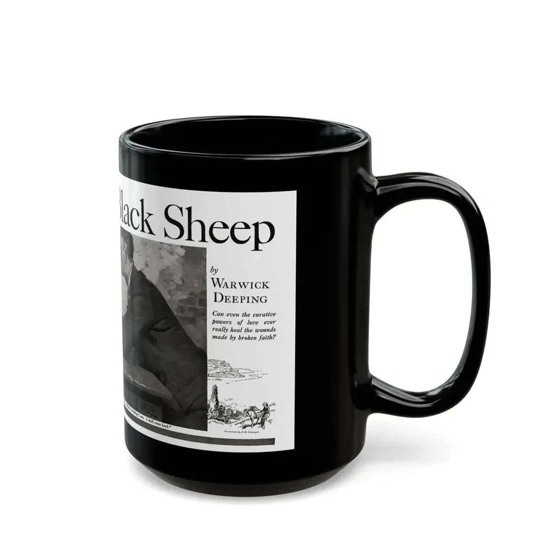 Black Sheep, Black Sheep (Pt. 3), Cosmopolitan, January 1933 - Black Coffee Mug - Go Mug Yourself