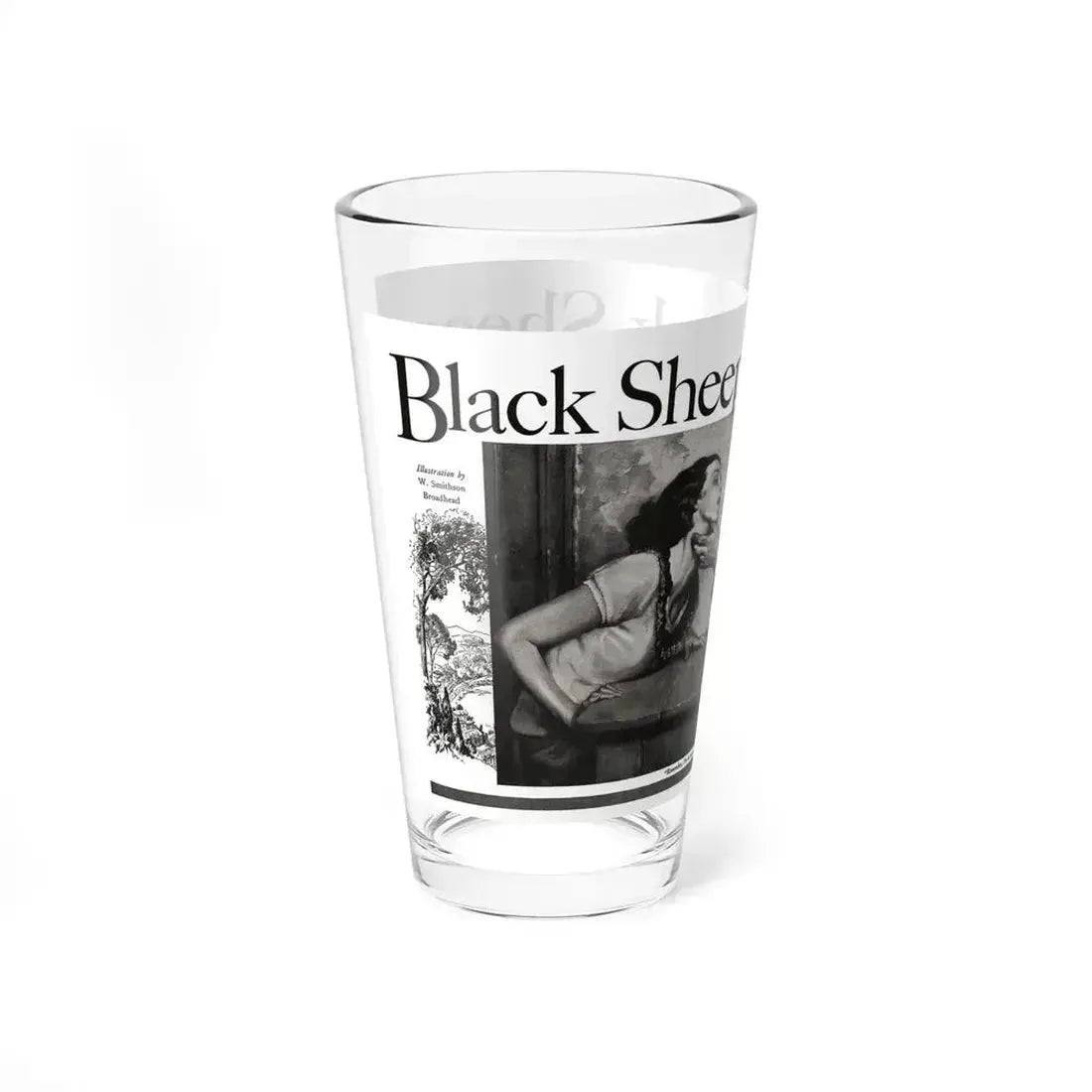 Black Sheep, Black Sheep (Pt. 3), Cosmopolitan, January 1933 (Magazine Illustration) Pint Glass 16oz - Go Mug Yourself
