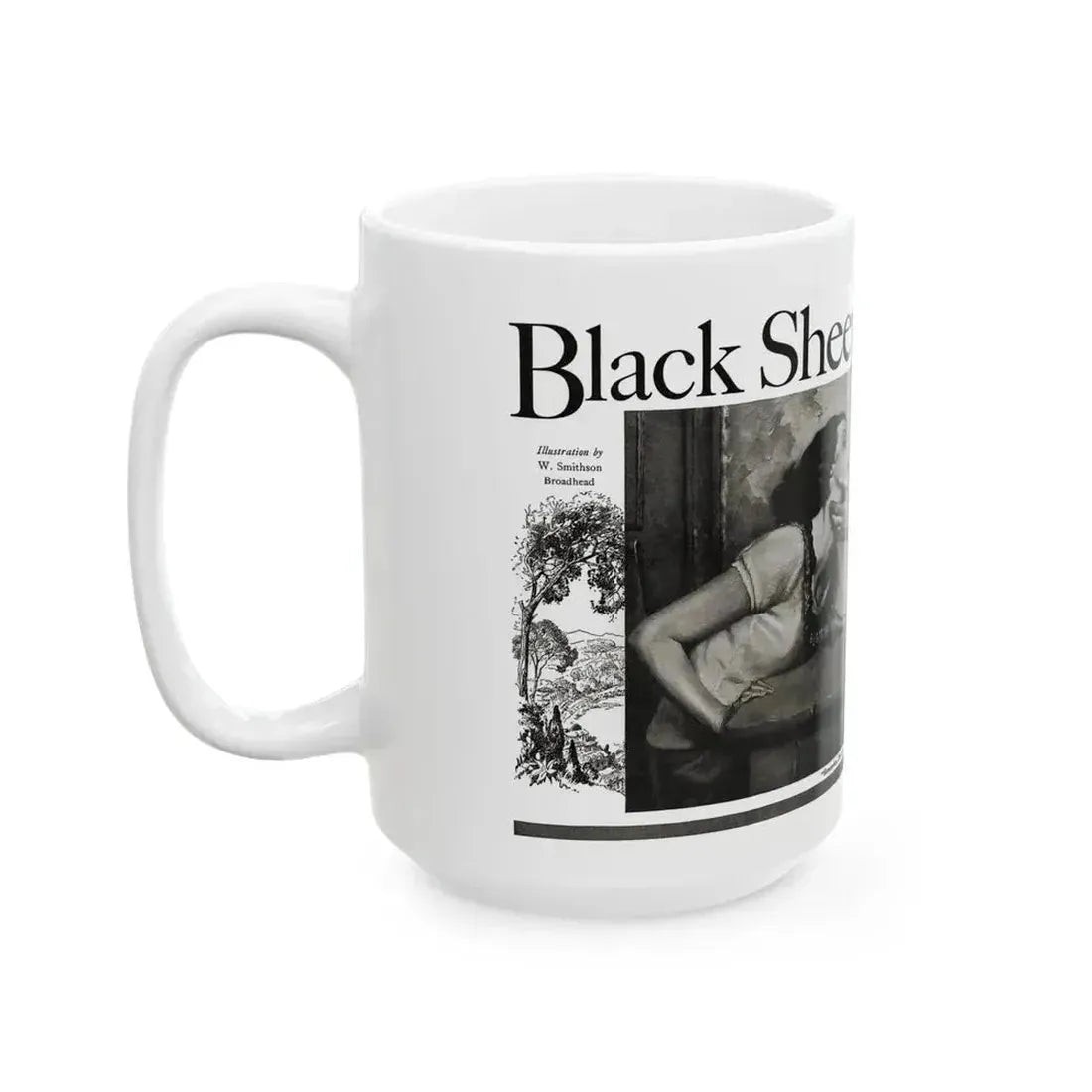 Black Sheep, Black Sheep (Pt. 3), Cosmopolitan, January 1933 - White Coffee Mug - Go Mug Yourself